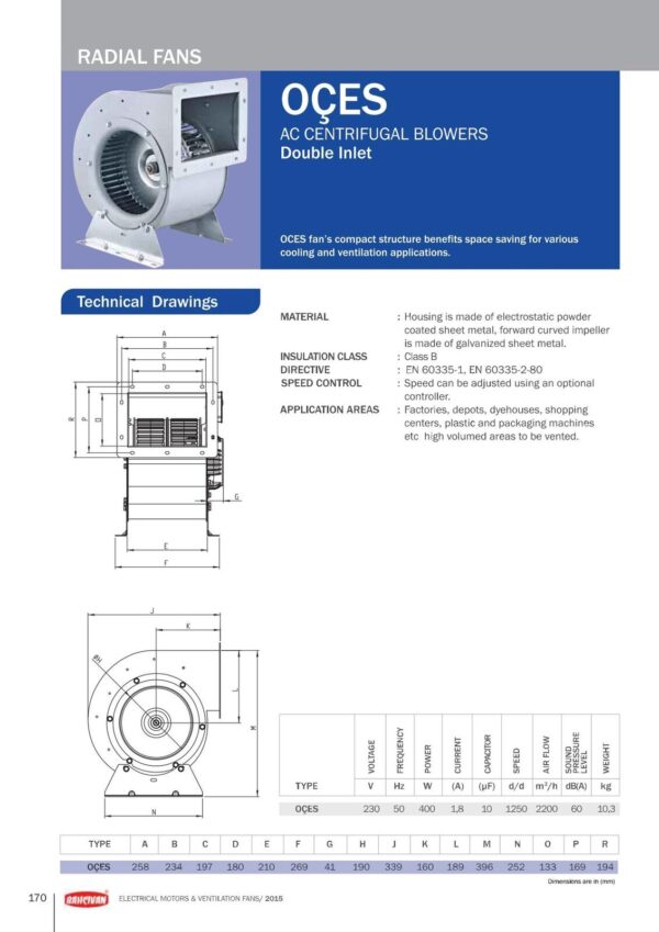 2200m³/h TURBO Lüfter Motor Airbox Dunstabzugshaube Abluftgebläse Abluftbox