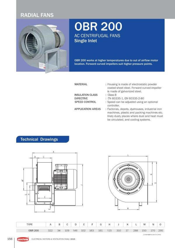 Radialgebläse Zentrifugal Radialventilator Radiallüfter TURBO 2600m³h+ 5A Regler