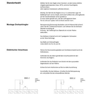 Radialgebläse Zentrifugal Radialventilator Radiallüfter TURBO 2600m³h+ 5A Regler