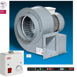 Radialgebläse Zentrifugal Radialventilator Radiallüfter TURBO 2600m³h+ 5A Regler