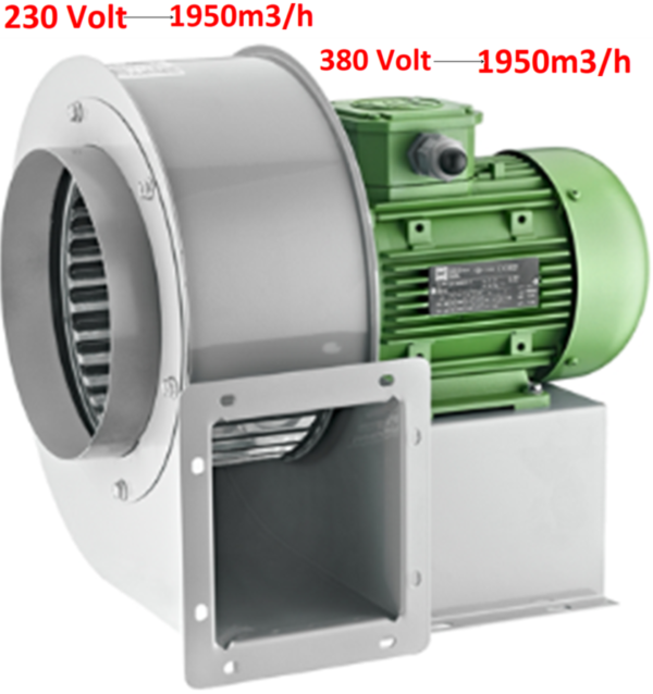 Radialventilator REGLER + FLANSCH + FLEXROHR Luftabsaugung Zentrifugal Gebläse