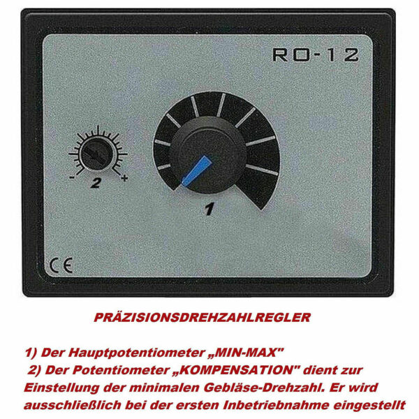 Radialventilator REGLER + FLANSCH + FLEXROHR Luftabsaugung Zentrifugal Gebläse