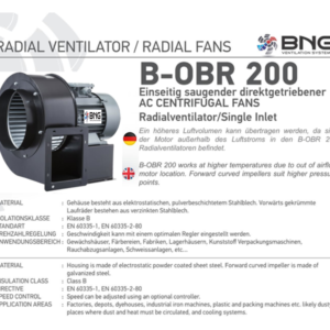 Radialventilator REGLER + FLANSCH + FLEXROHR Gebläse Zentrifugal Luftabsaugung