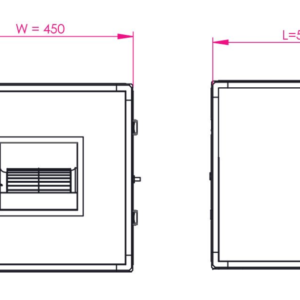 AIR Box Lüftungsbox Küchenabluft Abluftmotor Abzugsmotor mit Drehzahlregler