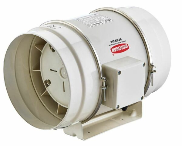 Turbo Radial Rohrventilator 100 125 150 200 250 315 mm Zuluft Abluft Rohrlüfter