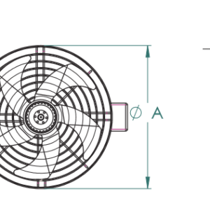 Axial Rohrventilator 150 160 200 250 300 350 mm Zuluft Abluft Rohrlüfter+ Regler