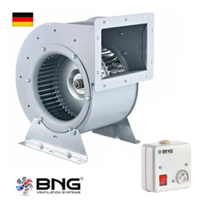 Gastro Airbox Radialventilator Gebläse Axial Radialgebläse 2200m³+Drehzahlregler