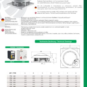 Dachlüfter Dachventilator Dachhaube Pilzlüfter 6290m³/h TURBO diverse größen